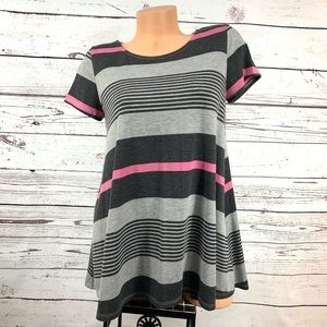 Anthropologie Puella Striped Swing Top
